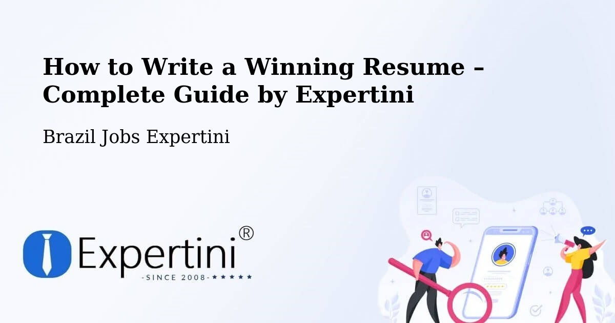 Resume Writing Guide for Job Seekers – Jandaia - Jandaia, Brazil Jobs Expertini